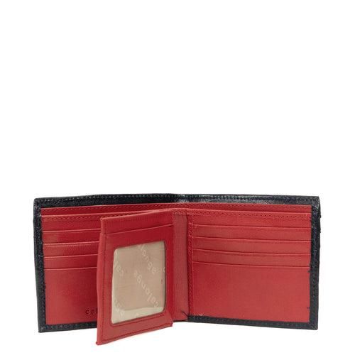 CAWM 020 | MEN'S WALLET | MIDNIGHT BLUE / RED