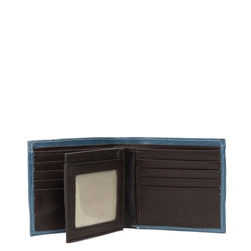 CAWM 020 | MEN'S WALLET | LAGOON / UMBER