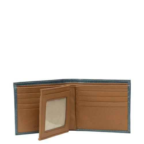 CAWM 020 | MEN'S WALLET | LAGOON / CARAMEL