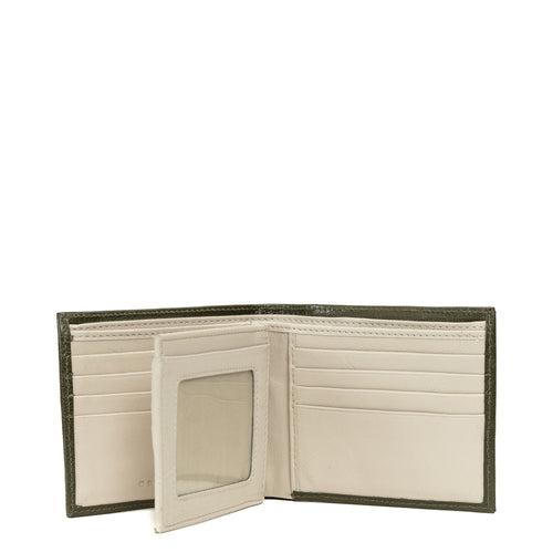 CAWM 020 | MEN'S WALLET | OLIVE / CREAM