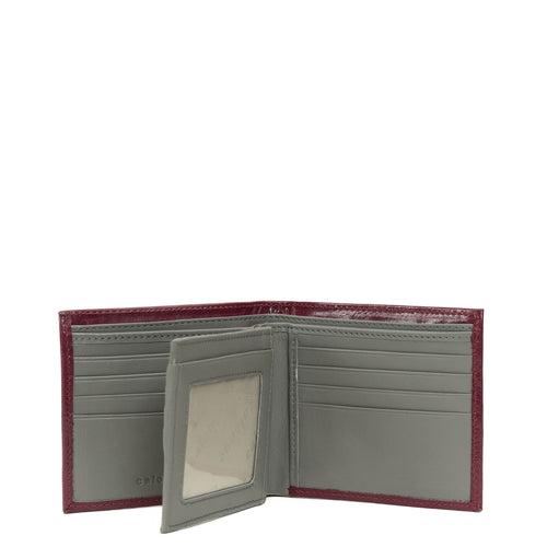 CAWM 020 | MEN'S WALLET | BERRY / GREY