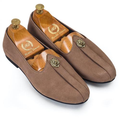 Pasha©️ Suede Juttis (Sand Beige)