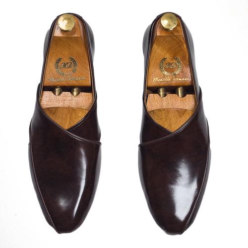 Classic Peshawari Slipons (Brown)