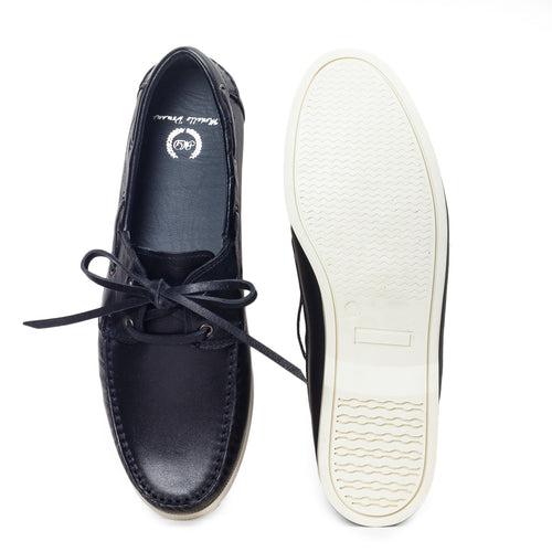 Lucia Boat Shoes (Black - Limited Edition)