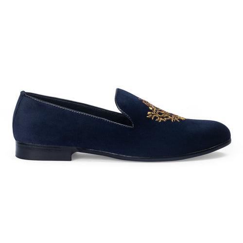 The Regal Bee Slipons (Navy)