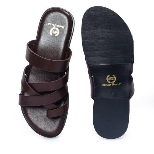 Gladiator Slippers (Brown)