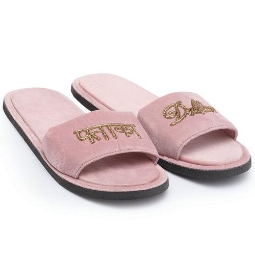 Pataka Dulhan Domani Slippers© (Baby Pink)