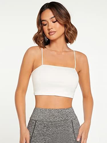 Shein White Knit Cami Crop Top