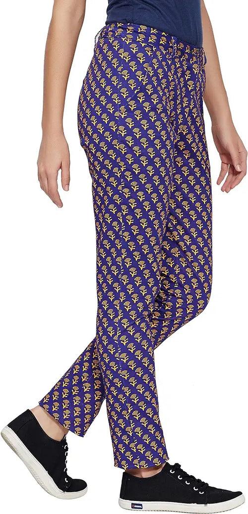 Ritu Kumar Designer Mid Rise Pencil Floral Trouser