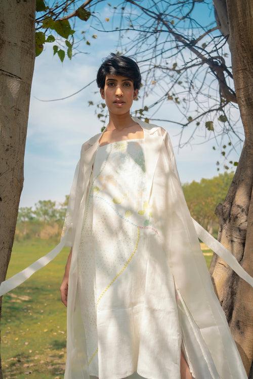 Ivory Dress in Linen