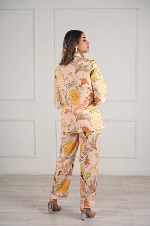 Linen Floral Co-ord Set