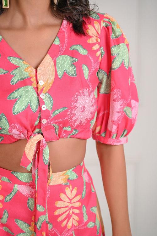 Floral Print Co Ord Set