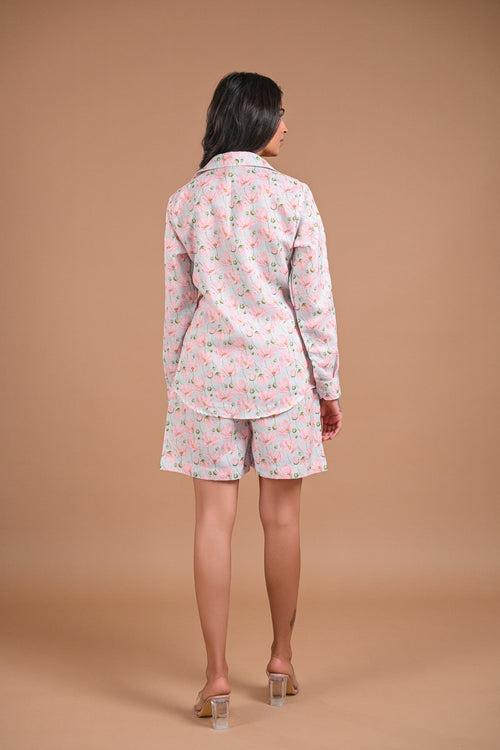 Floral Linen Co-ord Set