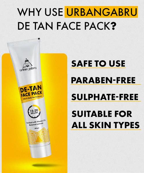 UrbanGabru De-tan Face Pack  100 gm