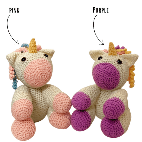 Unicorn Crochet Toy (Rattle)