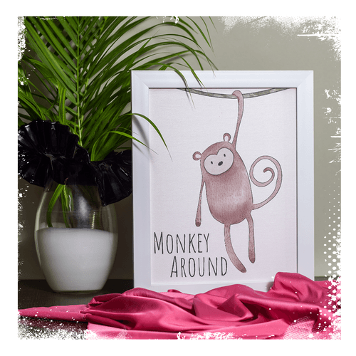 Monkey Around Canvas Frame