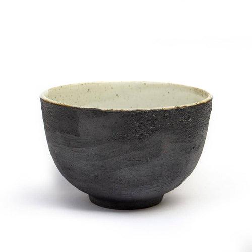 Rough Black Matcha Bowl