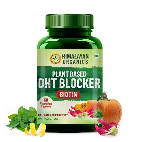 Himalayan Organics Plant Based DHT Blocker | Goodness Of Nettle Leaves | 60 Veg Capsules