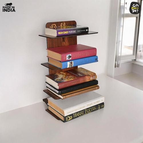 Wooden Bookcase For Home & Office | Space Saving Book Rack | Freestanding Books Holder (DIY)