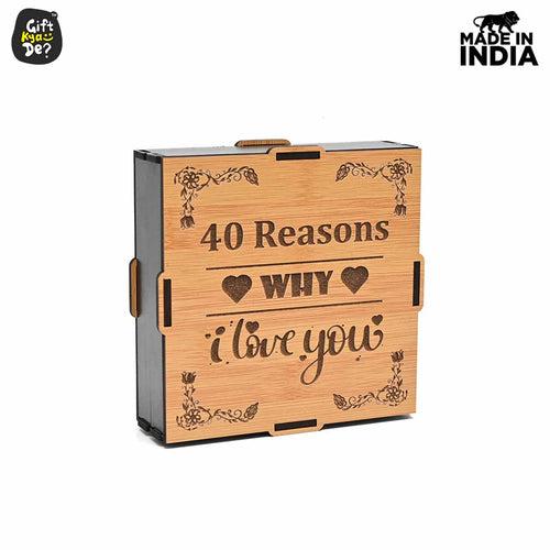 Surprise Love Box - 40 Reasons Why I Love You