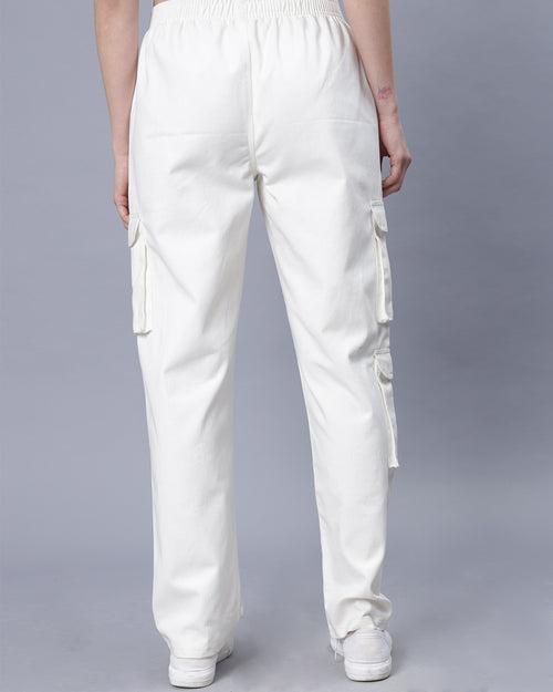 Off White 3 Pocket Women Cargo