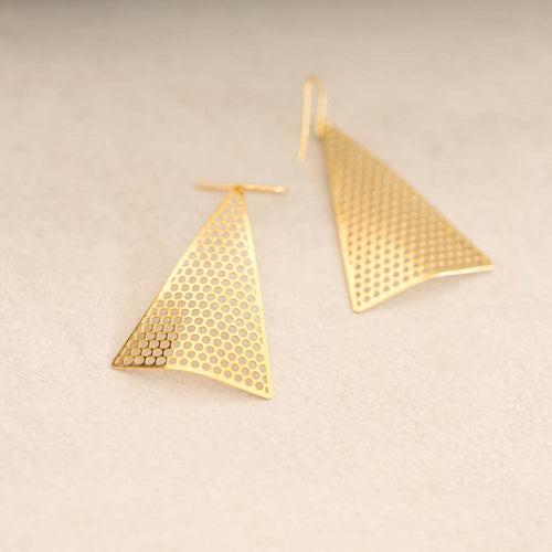 The Dotted Triangle earring