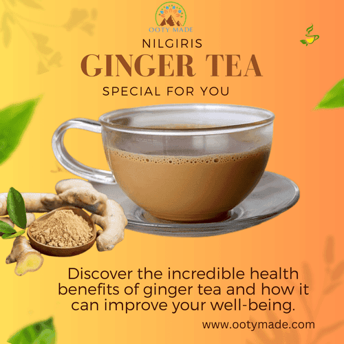 Organic Ginger Chai - Ooty Tea Factory's Finest Blend for Health and Flavor-sukku tea-ginger chai