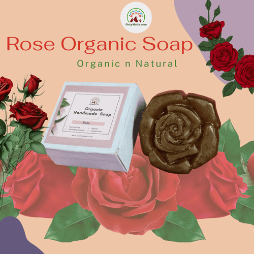 Blissful Blossom: Rose Natural Handmade Soap - Luxuriate in Organic Elegance