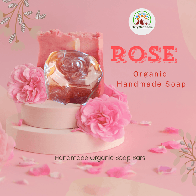 Blissful Blossom: Rose Natural Handmade Soap - Luxuriate in Organic Elegance