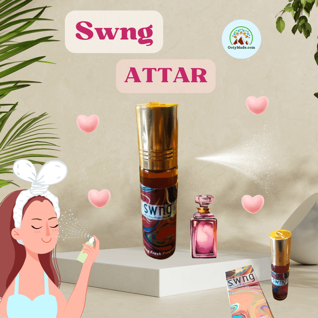 SWng Attar Perfume Roll On - Unisex Fragrance Sensation for All-day Aroma