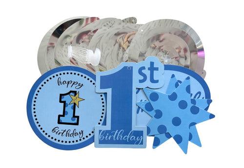 First Birthday Swirls Decorations