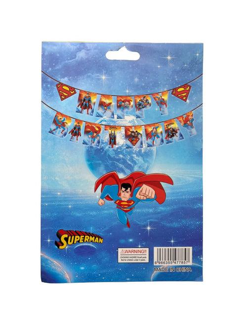 Superman Theme Birthday Wall Banner