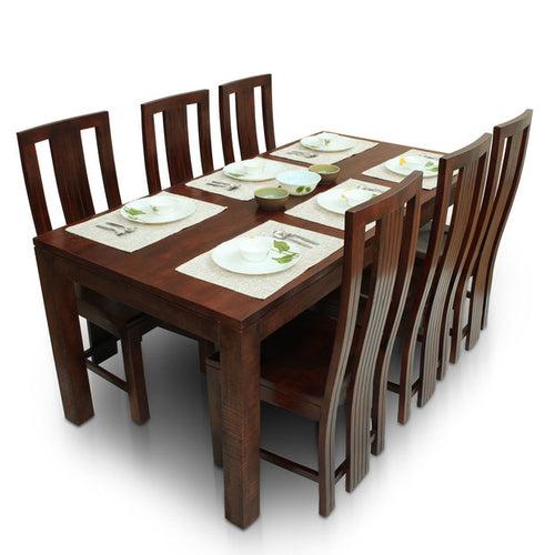 Dining Table Set - Wooden - GRESHAM CAPRA