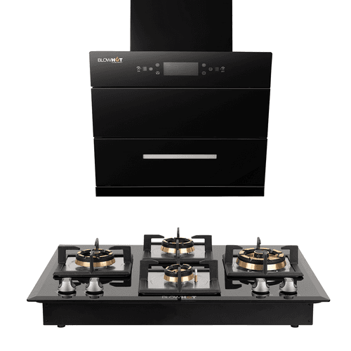 Leia S BAC MS Chimney + Krypton 4B Hob  ( Swirl 3 Jar 750 Watt Free )