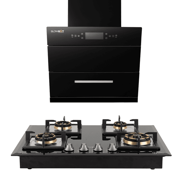 Leia S BAC MS Chimney + Krypton 4S Hob ( Swirl 3 Jar 750 Watt Free )