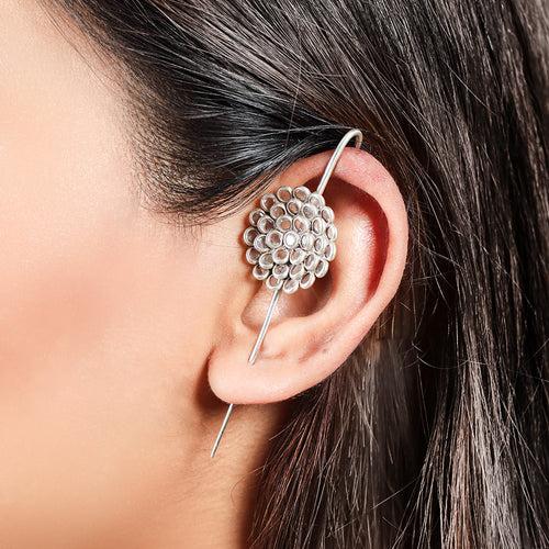 Silver Sparkling Earcuff