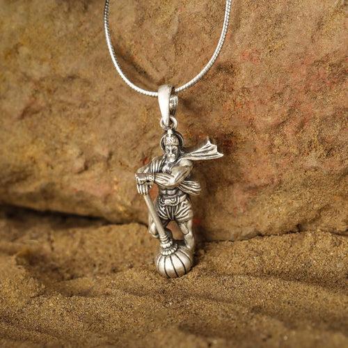 Hanuman Ji 92.5 silver Pendant