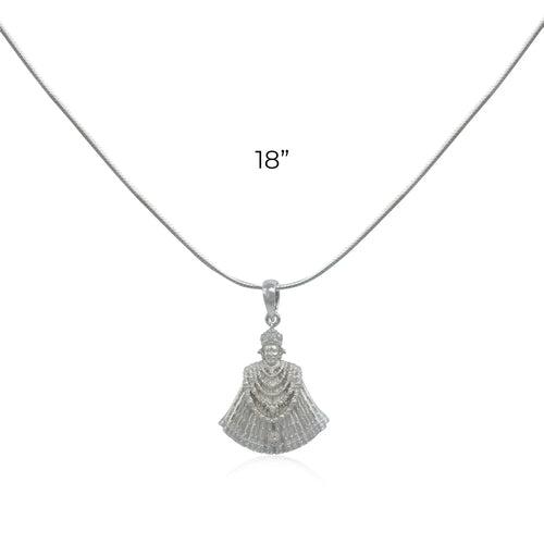 Khatu Shyam Baba Silver 92.5 Pendant