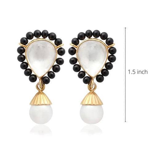 Pearl Drop Mangalsutra earrings