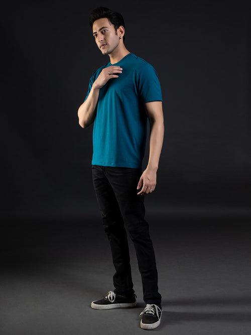 Teal  | ACTION series | Sports t shirt for Men