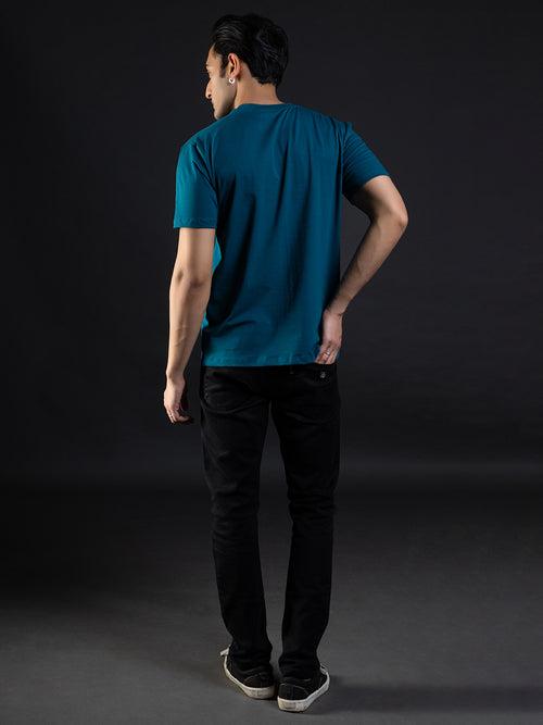 Teal  | ACTION series | Sports t shirt for Men