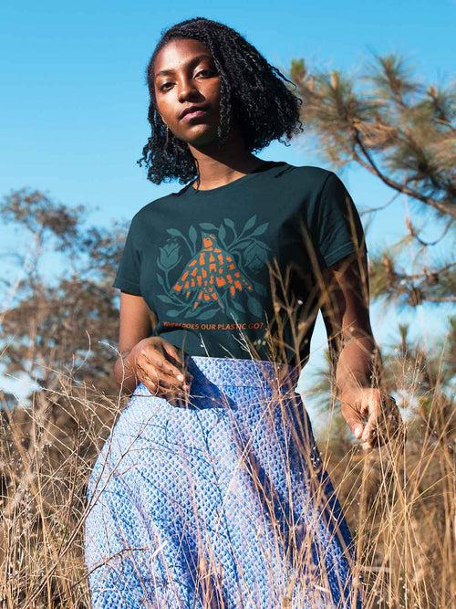 Sustainable Warrior | Printed  T shirt