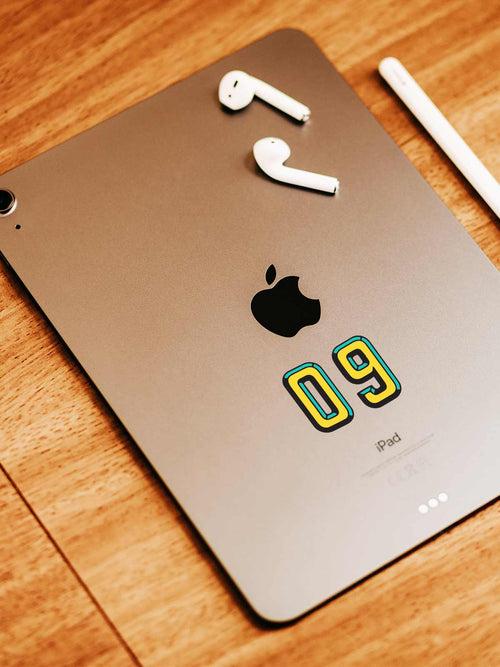 Complete Number Set Zero to Nine Vinyl Stickers | Bike/Laptop/Car Sticker