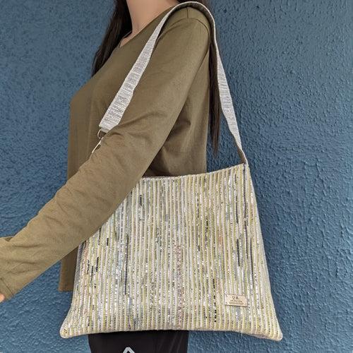 Upcycled Handwoven Trapeze Tote (TT0424-003) PS_W