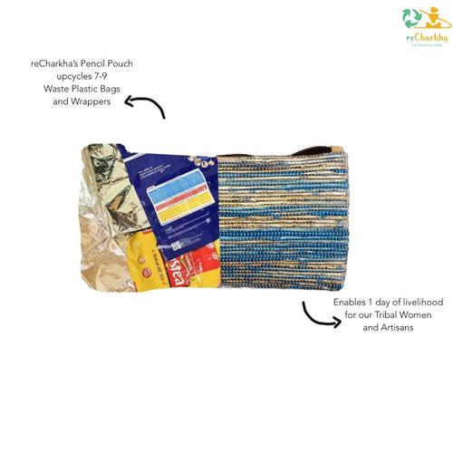 Upcycled Handwoven Pencil Pouch (PP0524-012) PS_W