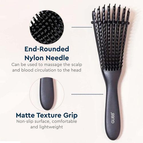 GUBB Paddle Detangling Hair Brush For Adults and Kids