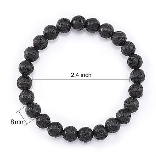 Lava Rock Bracelet - For Grounding, Stress Relief & Emotional Support!