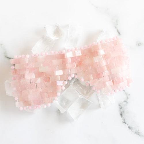 ROSE QUARTZ EYE MASK - GET SOME SELF-LOVE & DE-STRESS!