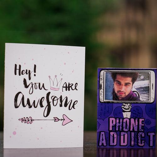 Phone Addict-Personalised Magnet