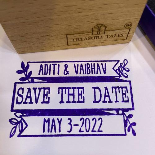 Save The Date - Wedding Invitation Stamp